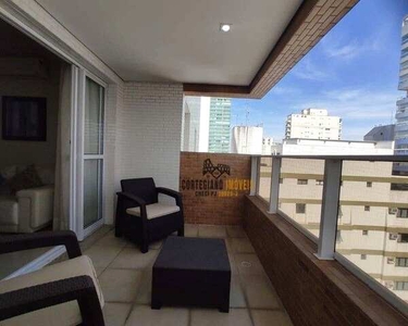 Apartamento com 1 dormitório para alugar, 53 m² por R$ 3.500,00/mês - Boqueirão - Santos/S