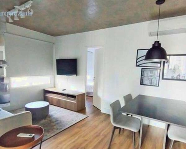 Apartamento com 1 dormitório para alugar, 63 m² por R$ 4.990,00/mês - Cidade Monções - São
