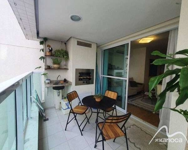 Apartamento com 3 dormitórios para alugar, 93 m² por R$ 3.500,00/mês - Recreio dos Bandeir