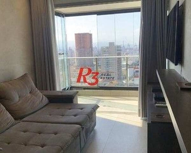 Apartamento para aluguel tem 60 metros quadrados com 1 quarto em Aparecida - Santos - SP