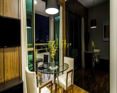 Apartamento totalmente mobiliado e decorado para locação na região do Brooklin, São Paulo