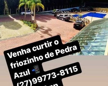 Temporada Pedra Azul Apartamento com Ar Split quente e frio no Vista Azul Elevador Piscina