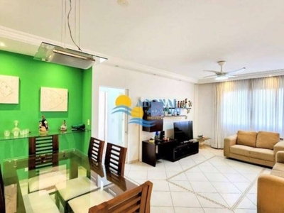 Apartamento com 2 dormitórios à venda, 95 m² por r$ 480.000,00 - pitangueiras - guarujá/sp