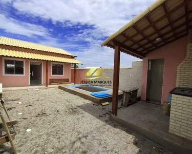 Excelente casa com 2 quartos, piscina, área gourmet em Unamar - Cabo Frio - RJ