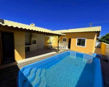 Excelente casa com 2 quartos, piscina área gourmet em Unamar, Tamoios - Cabo Frio - RJ