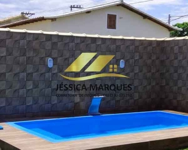Excelente casa de 3 quartos, área gourmet e piscina em Unamar, Tamoios - Cabo Frio - RJ