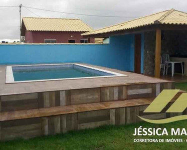 Maravilhosa casa 2 quartos com área gourmet e piscina em Unamar, Tamoios - Cabo Frio - RJ