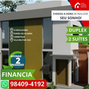 Sobrado para venda com 80 metros quadrados com 2 quartos em São Jorge - Manaus - AM