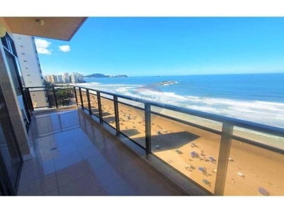 Apartamento com 4 dormitórios 1 vaga, 190 m² - venda por r$ 1.600.000,00 - praia das pitangueiras - guarujá/sp