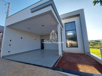 Casa de condomínio com 3 dorms, água branca, piracicaba - r$ 728.500 mil, cod: rrcc3295