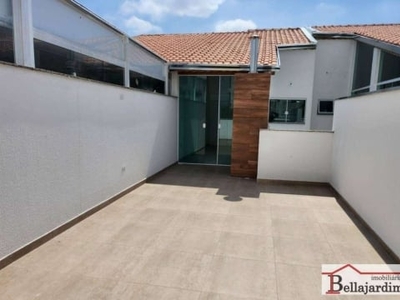 Cobertura com 3 dormitórios para alugar, 146 m² - vila valparaíso - santo andré/sp