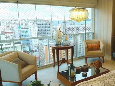 Apartamento Duplex em Gonzaga, Santos/SP de 210m² 3 quartos à venda por R$ 2.599.000,00