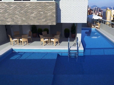 Apartamento em Boqueirão, Praia Grande/SP de 49m² 1 quartos à venda por R$ 366.357,00