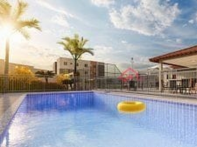 Apartamento em Caiapós, Contagem/MG de 51m² 2 quartos à venda por R$ 179.000,00