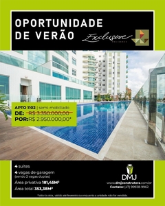 Apartamento em Fazenda, Itajaí/SC de 184m² 4 quartos à venda por R$ 2.949.000,00 ou para locação R$ 2.950.000,00/mes