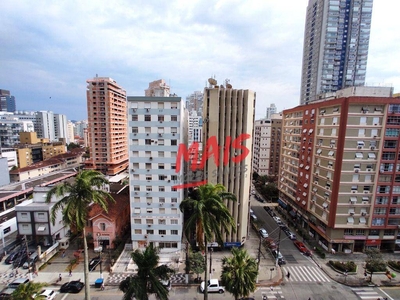 Apartamento em Gonzaga, Santos/SP de 90m² 3 quartos à venda por R$ 427.000,00