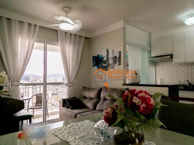 Apartamento em Jardim Flor da Montanha, Guarulhos/SP de 57m² 2 quartos à venda por R$ 414.000,00