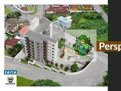 Apartamento em Martim de Sá, Caraguatatuba/SP de 67m² 2 quartos à venda por R$ 439.000,00