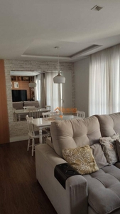 Apartamento em Vila das Bandeiras, Guarulhos/SP de 69m² 3 quartos à venda por R$ 433.000,00