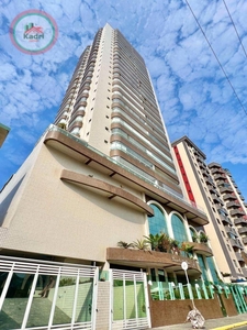 Apartamento em Vila Guilhermina, Praia Grande/SP de 157m² 4 quartos à venda por R$ 998.000,00