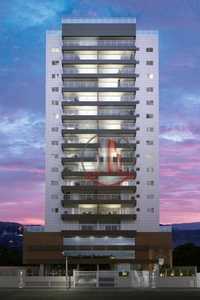 Apartamento em Vila Guilhermina, Praia Grande/SP de 78m² 2 quartos à venda por R$ 427.000,00