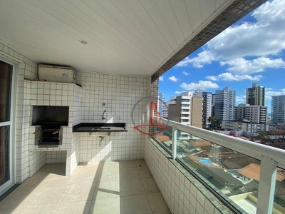 Apartamento em Vila Guilhermina, Praia Grande/SP de 84m² 2 quartos à venda por R$ 444.000,00