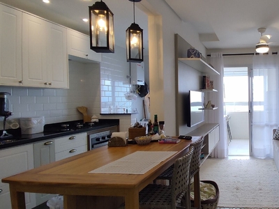 Apartamento em Vila Tupi, Praia Grande/SP de 57m² 1 quartos à venda por R$ 399.000,00