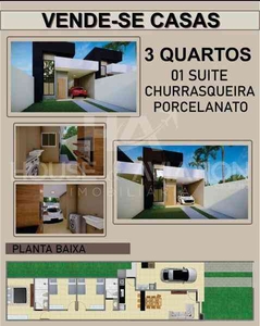 Casa com 3 quartos à venda no bairro Jardim Gramado, 150m²