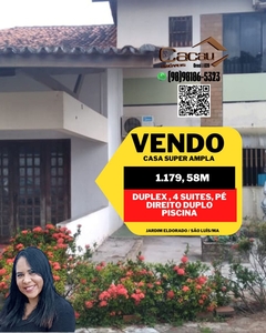 Casa em Vila Vicente Fialho, São Luís/MA de 10m² 4 quartos à venda por R$ 749.000,00