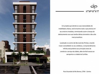 Penthouse em Centro, São José dos Pinhais/PR de 111m² 3 quartos à venda por R$ 1.098.000,00