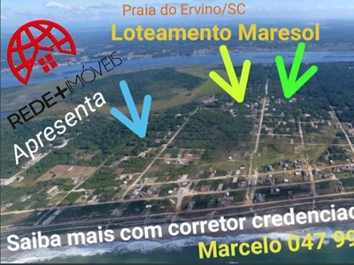 Terreno em Praia Do Ervino, São Francisco Do Sul/SC de 10m² à venda por R$ 15.000,00