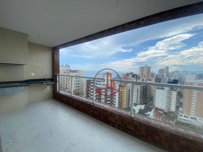 Apartamento em Campo da Aviação, Praia Grande/SP de 93m² 2 quartos à venda por R$ 629.000,00