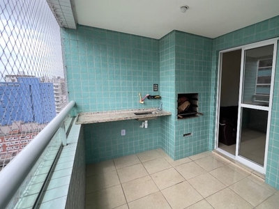 Apartamento em Canto do Forte, Praia Grande/SP de 95m² 3 quartos para locação R$ 3.000,00/mes