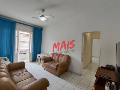 Apartamento em Pompéia, Santos/SP de 79m² 2 quartos para locação R$ 2.100,00/mes