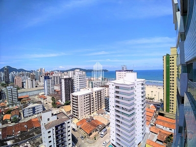 Apartamento em Vila Guilhermina, Praia Grande/SP de 78m² 2 quartos à venda por R$ 592.000,00