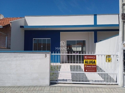 Casa em São Cristóvão, Barra Velha/SC de 51m² 2 quartos para locação R$ 1.500,00/mes