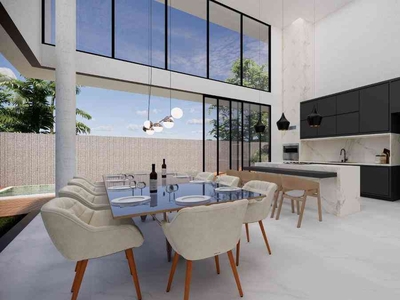 Casa em Condomínio com 3 quartos à venda no bairro Residencial Goiânia Golfe Clube, 213m²