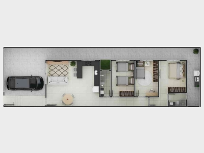 Casa com 3 quartos à venda no bairro Belvedere, 120m²