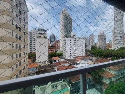 Amplo apartamento com varanda para venda com 3 quartos em Boqueirão - Santos - São Paulo