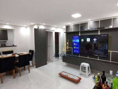 Apartamento com 2 dormitórios para alugar, 83 m² por r$ 4.751,38/mês - jardim zaira - guarulhos/sp