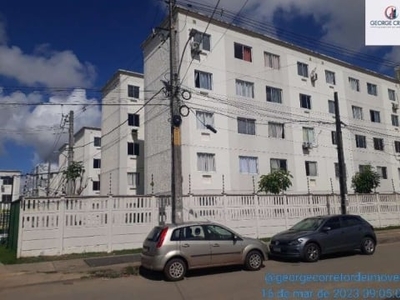 Apartamento padrão 2/4 dormitórios, armários, no condomínio parque das nações para alugar em nova brasilia