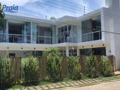 Casa com 5 suítes à venda, 450 m² por r$ 4.800.000 - paúba - são sebastião/sp