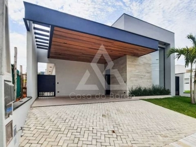 Casa em condomínio fechado com 3 quartos à venda na avenida paranoá, 1, residencial lagos d'icaraí, salto, 164 m2 por r$ 1.100.000