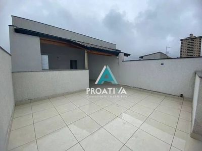 Cobertura com 2 dormitórios à venda, 104 m² - Vila Pires - Santo André/SP