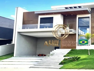 JR- RA Amil Aluga Casa mobiliada 4 dormitórios, no Condomínio Alphaville, São José dos Cam