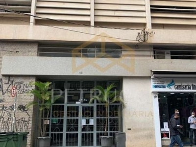 Kitnet / stúdio à venda na rua conceição, 40, centro, campinas, 30 m2 por r$ 120.000