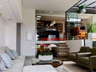 ##-penthouse com 3 dormitórios, 206 m² - venda por r$ 2.300.000 ou aluguel por r$ 17.200/mês - jardim vila mariana - são paulo/sp