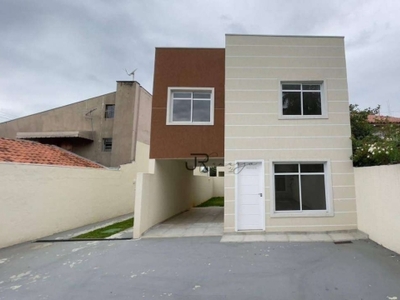 Sobrado com 3 dormitórios à venda, 98 m² por r$ 419.000,00 - bairro alto - curitiba/pr