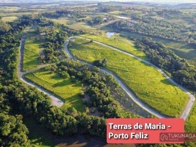 Terreno à venda, 1000 m² por r$ 250.000,00 - tupinamba - porto feliz/sp