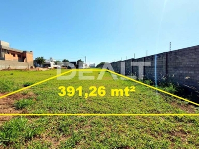 Terreno à venda, 391 m² por r$ 325.000,00 - jardim do jatobá - hortolândia/sp